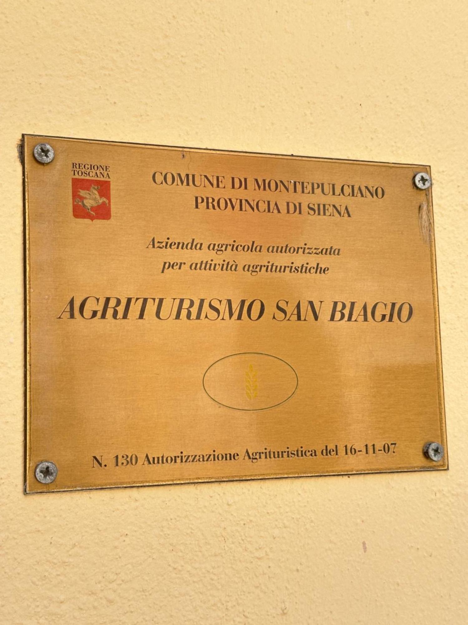 Villa Agriturismo San Biagio Montepulciano Stazione Exterior foto